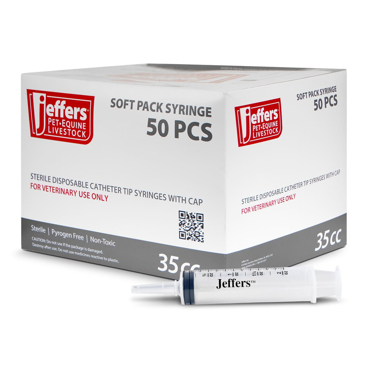 Jeffers Syringe with Catheter Tip
